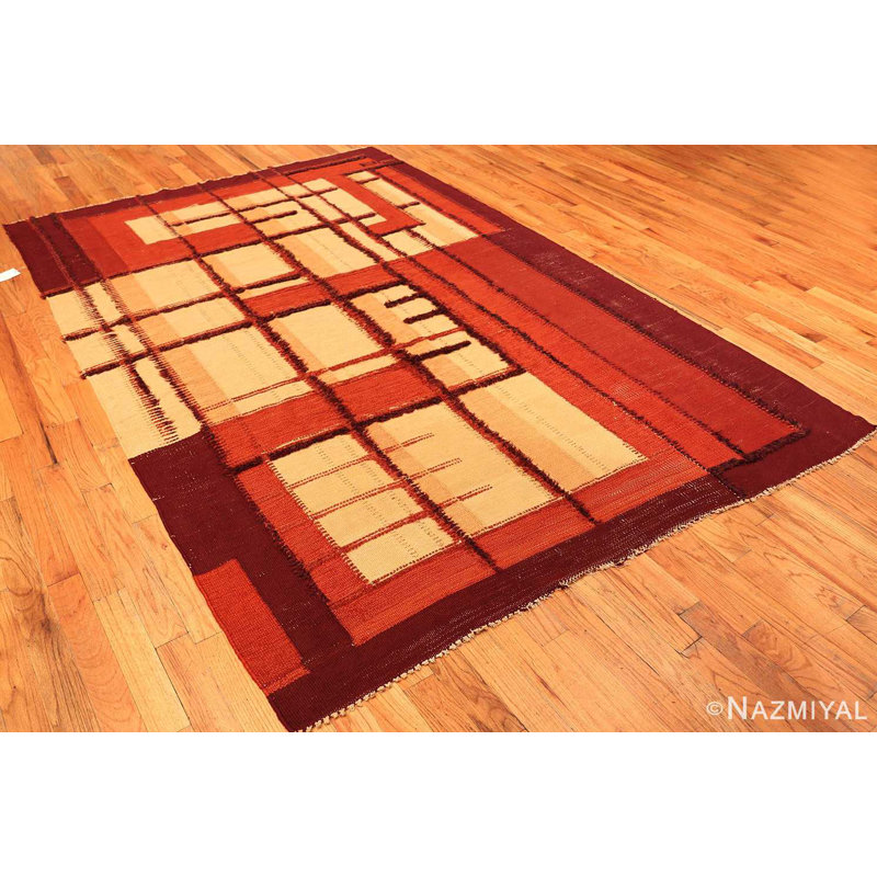 Scandinavian One-of-a-Kind Rectangle 6'9" X 9'10" Area Rug