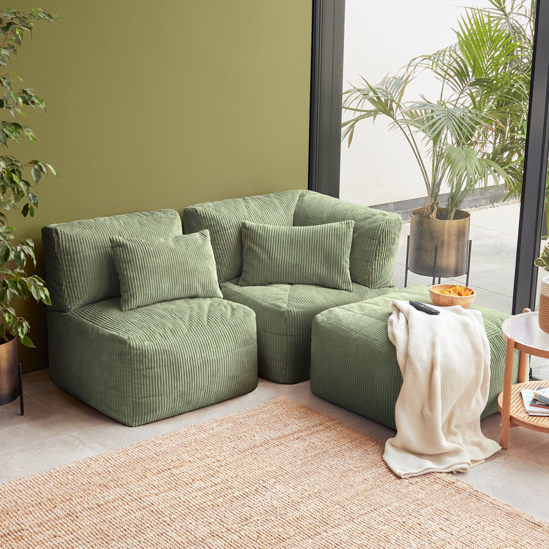Corduroy Bean Bag Set