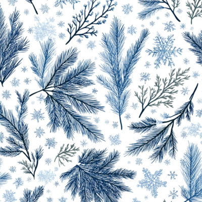 Papier peint auto-adhésif amovible à motif de flocons de neige en forme de flocons de neige d'hiver