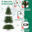 Arbre de Noël pin pré-éclairé-205858873