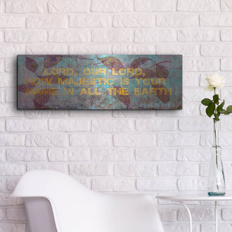  «Earth Psalm 2» par Art Licensing Studio, art mural en métal, 36 po x 12 po, H 12 po x l 36 po