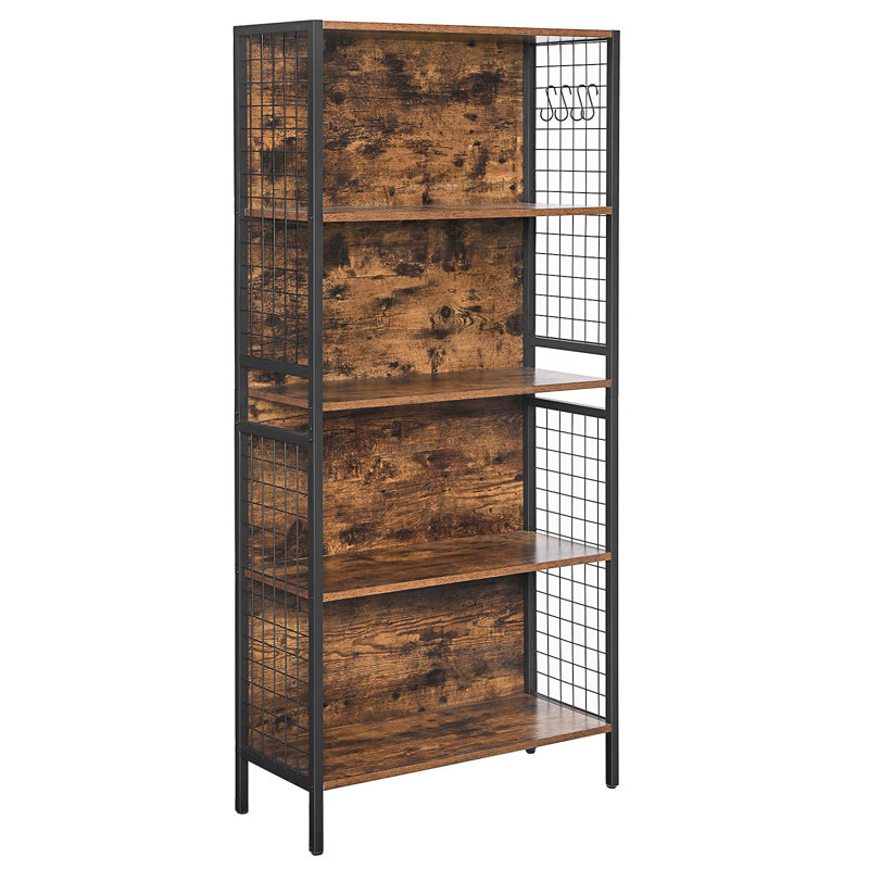 Glisson 155cm H x 74cm W Steel Standard Bookcase