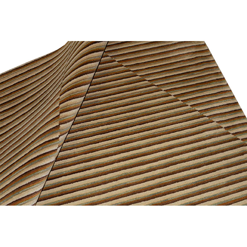 Hand-Knotted High-Quality Brown and Beige Area Rug