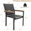 Stacking Patio Dining Armchair-395044283