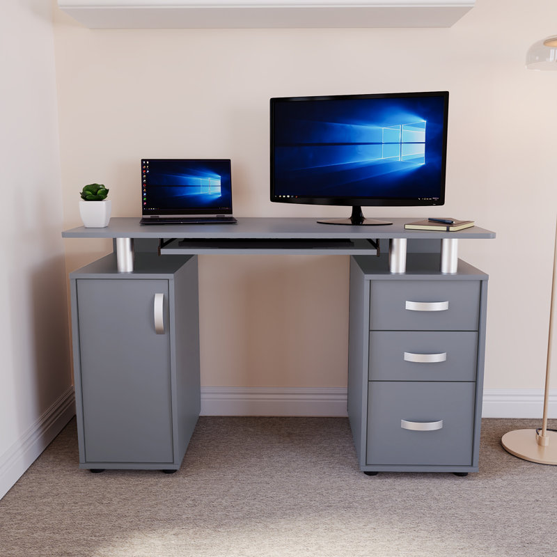 Muskoka Computer Desk, Grey