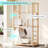 Bamboo-based Panel Cat House, Compatible with Automatic Litter Boxes