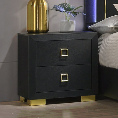 Table de chevet 2 tiroirs Modern