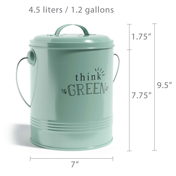 Rsvp Endurance 1.5 Gallon Compost Pail