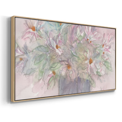 «Flowering Bloom Moments II», toile tendue avec châssis encadré, prête à être accrochée