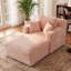 Chaise longue surdimensionnée en velours côtelé à compression sans os avec coussins et accoudoirs moelleux-1538307185