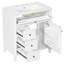 Meuble-lavabo blanc 30 po avec lavabo