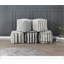 Repose-pieds carré en tissu jacquard antidérapant avec repose-pieds moderne
