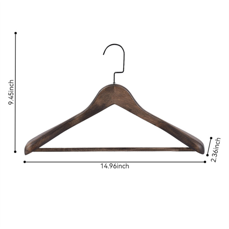Cintre en bois massif Elegant Curve, 10