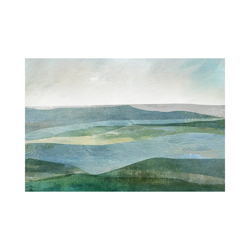 River Valley 1 Piece Painting on Canvas, 101.6 cm H x 66.04 cm W x 1.91 cm D, Wrapped Canvas