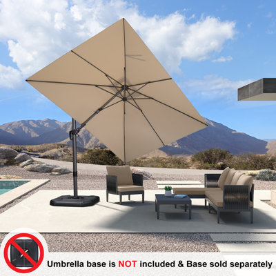 243cm X 335cm Rectangular Cantilever Parasol