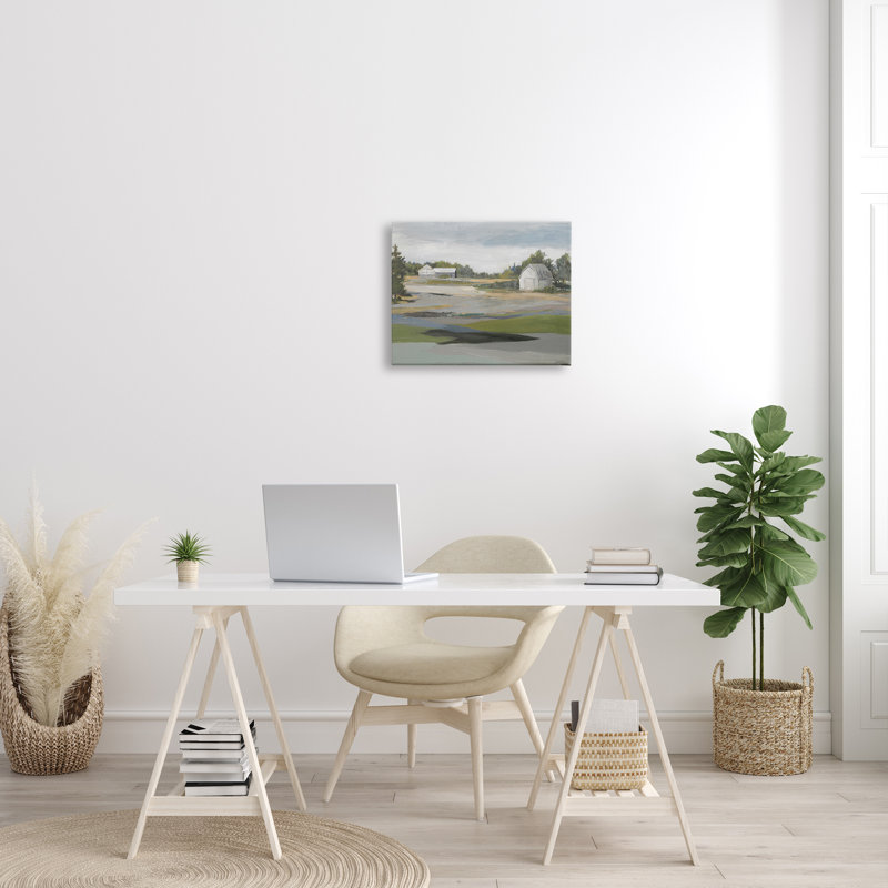Champ de campagne champêtre de Liz Jardine - on, Toile tendue, H 16 po x l 20 po x P 1,5 po