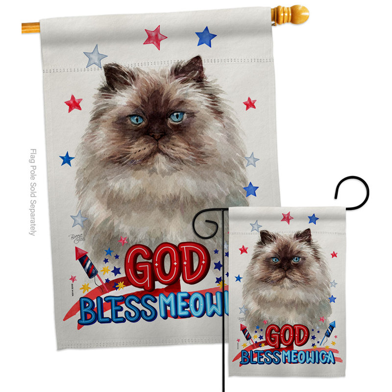 Drapeau de maison en polyester à 2 côtés 40 x 28 po