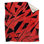 Red Sharp Angles Blankets