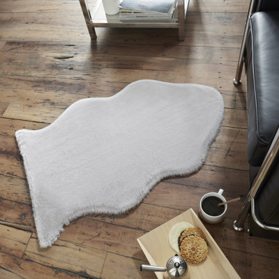 RABBIT RUG SILVER 6536
