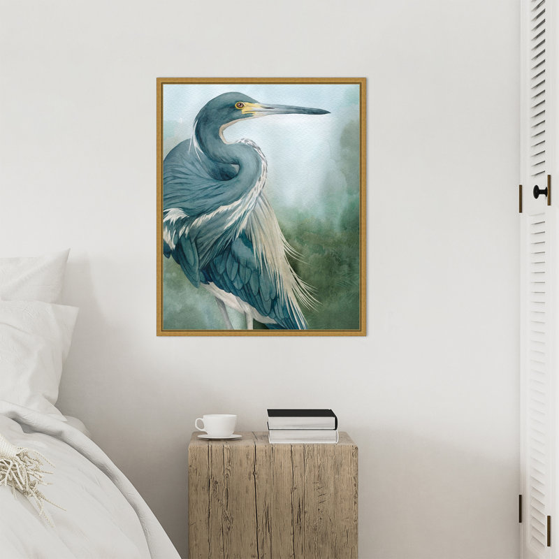 «Bayou King I» par Grace Popp, reproduction d'art sur toile encadrée, H 28 po x l 23 po