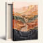 «Layered Canyon River Valley», reproduction d'art sur toile-133060925