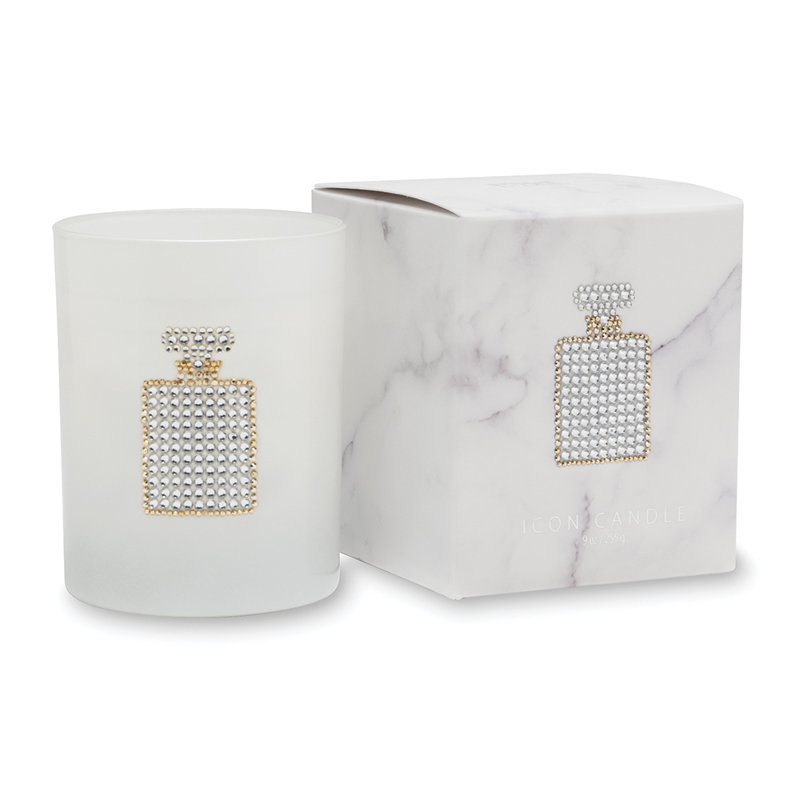 Bougie pour pot à icône en bouteille parfumée