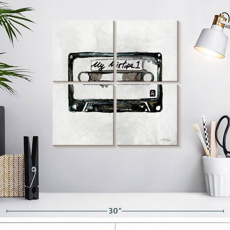 Abarca Retro Cassette I, H 18 po x l 18 po