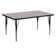 Goddard 24''W x 48''L Rectangular HP Laminate Activity Table - Adjustable Legs