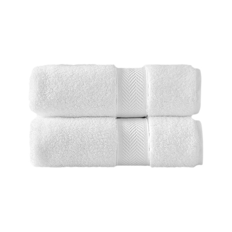 Colton 100% Cotton Hand Towel, White