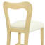 Tabourets de comptoir en frêne et beige sans accoudoirs de 2, structure en bois d'hévéa de haute qualité, courbée évidée pour le confort, ajout de décoration contemporaine à 2 bras, bois d'hévéa naturel, dossier confortable-165236790-165236788