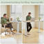 Electric Standing Desk Height Adjustable Desk Sit Stand Desk With Time Reminder Stand up Desk 2 Memory Setting Electric Desk -1206005171-1206005168