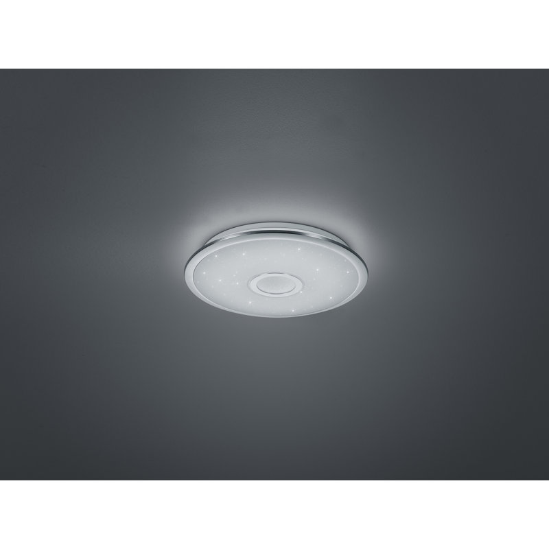 Briitta 1-Light LED Integrated Flush Mount, 7.5cm H x 42cm W x 42cm D