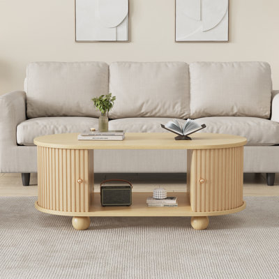 Four Leg Coffee Table with Storage