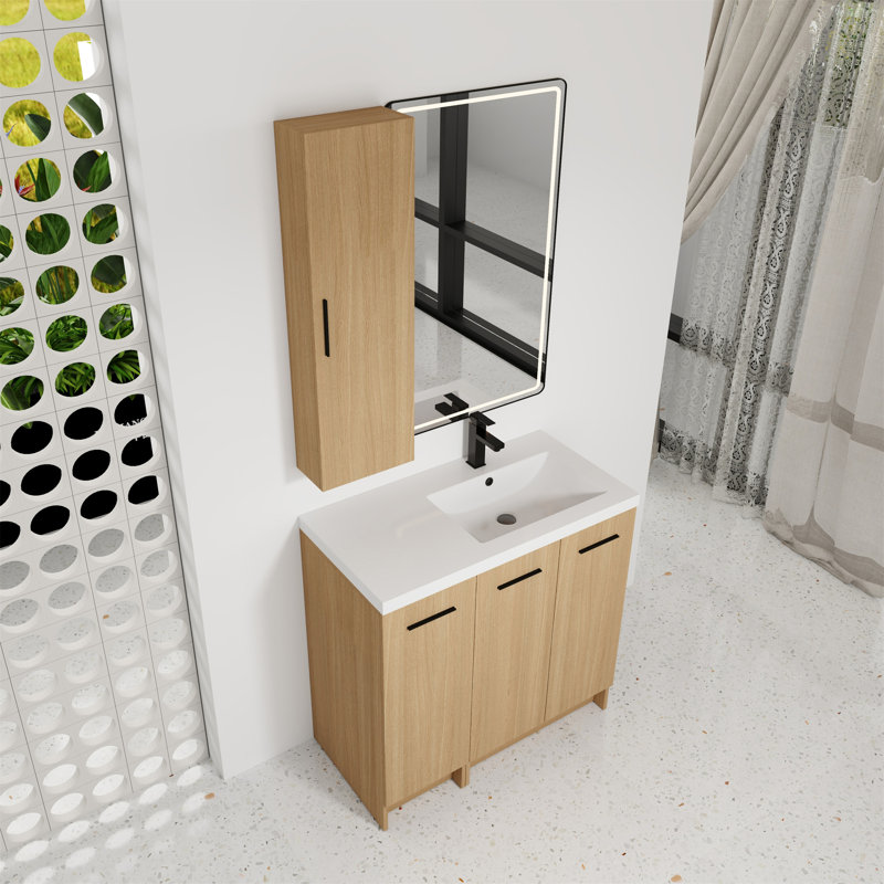 Freestanding Standard With Resin Top, Gauche