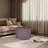 Fully Assembled Faux Leather and Textured Basketweave Square Ottoman-1944236381