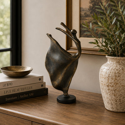 Sculpture en laiton Polystone Dancer