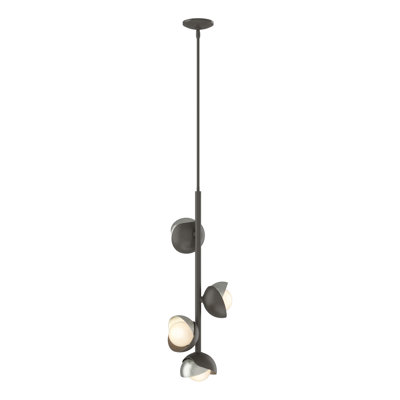 Luminaire suspendu grappe linéaire à 4 lumières Brooklyn