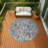 Machine Washable Indoor/Outdoor Houtz ACN2269 Abstract Rug-1617862474