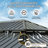 Galvanized Steel Patio Gazebo with Overhang Slope-design Double Roof-90288161-92597326