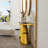 Mehnaz 60'' Glass Top Console Table