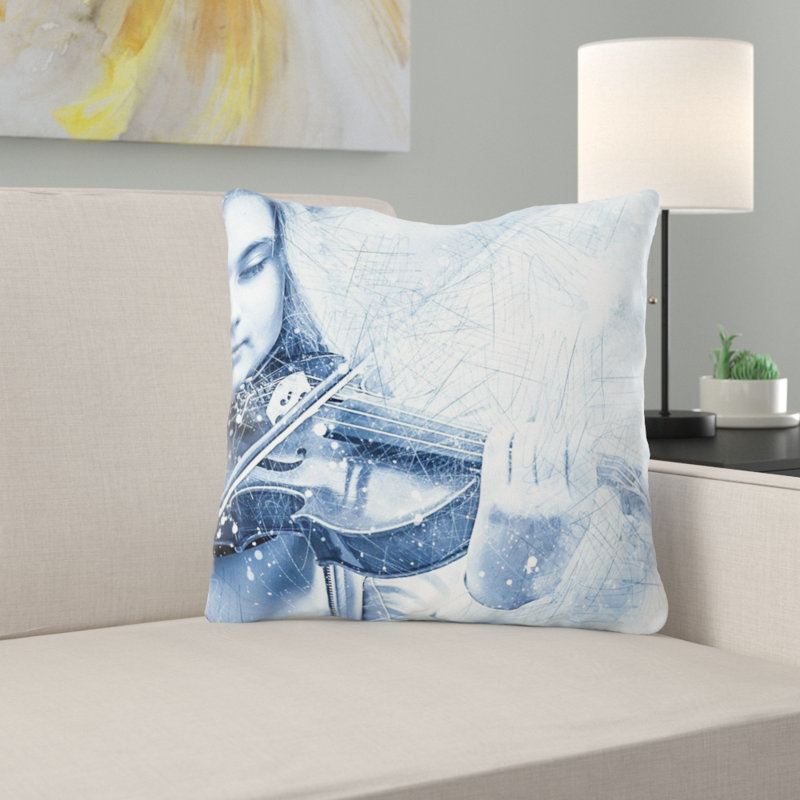 Coussin de fille fille Bohannon, Intérieur, Microsuède