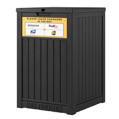 48 Gallon Versatile Storage Deck Box for Indoor and Outdoor Use