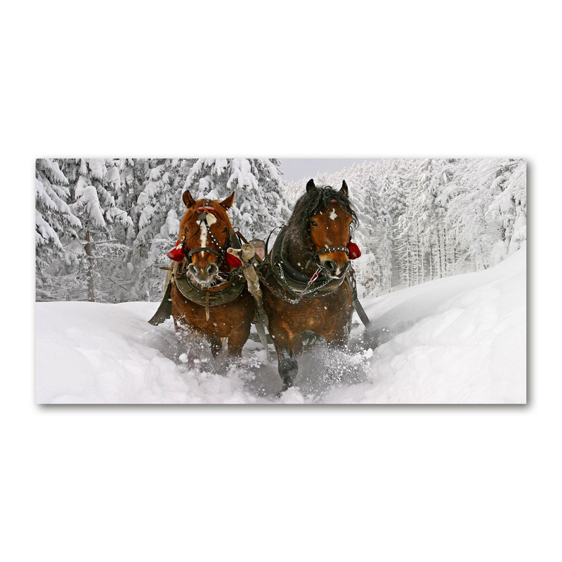 Sleigh Ride - Wrapped Canvas Print