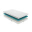 Matelas simple en mousse viscoélastique imprégnée de gel avec housse Tencel respirante 6 po Koschig-247625335