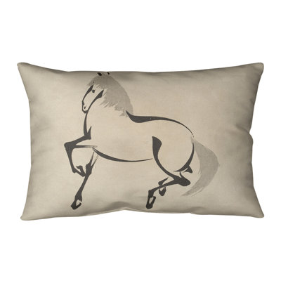 Coussin lombaire en aquarelle japonaise