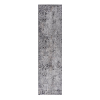 2X8 Abstract Runner Rug - Ivory And Sand Colors