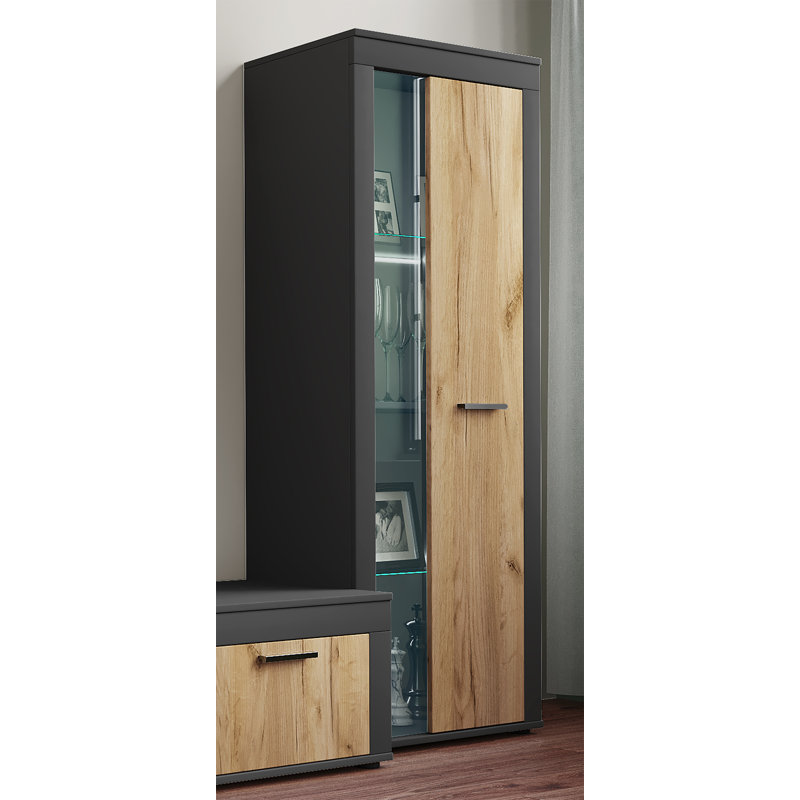 Mykia Display Cabinet, Anthracite