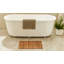 Tapis de douche pliant en bois de teck-129105913