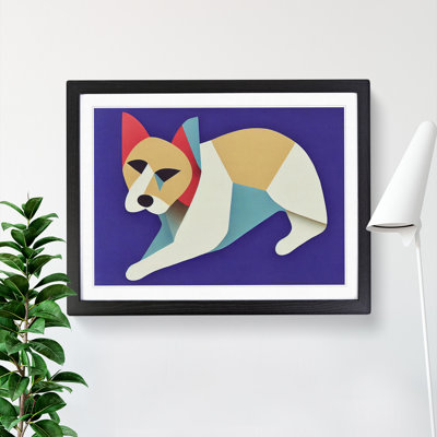 Dog Abstract - Single Picture Frame Print