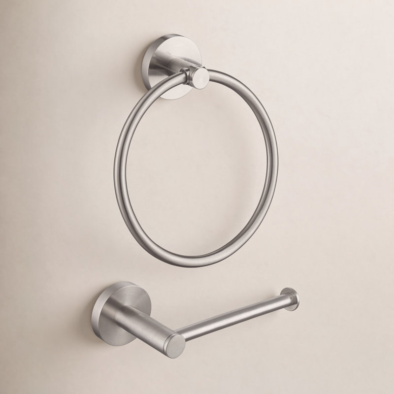 Ensemble de quincaillerie de salle de bain 2 pièces, Chrome